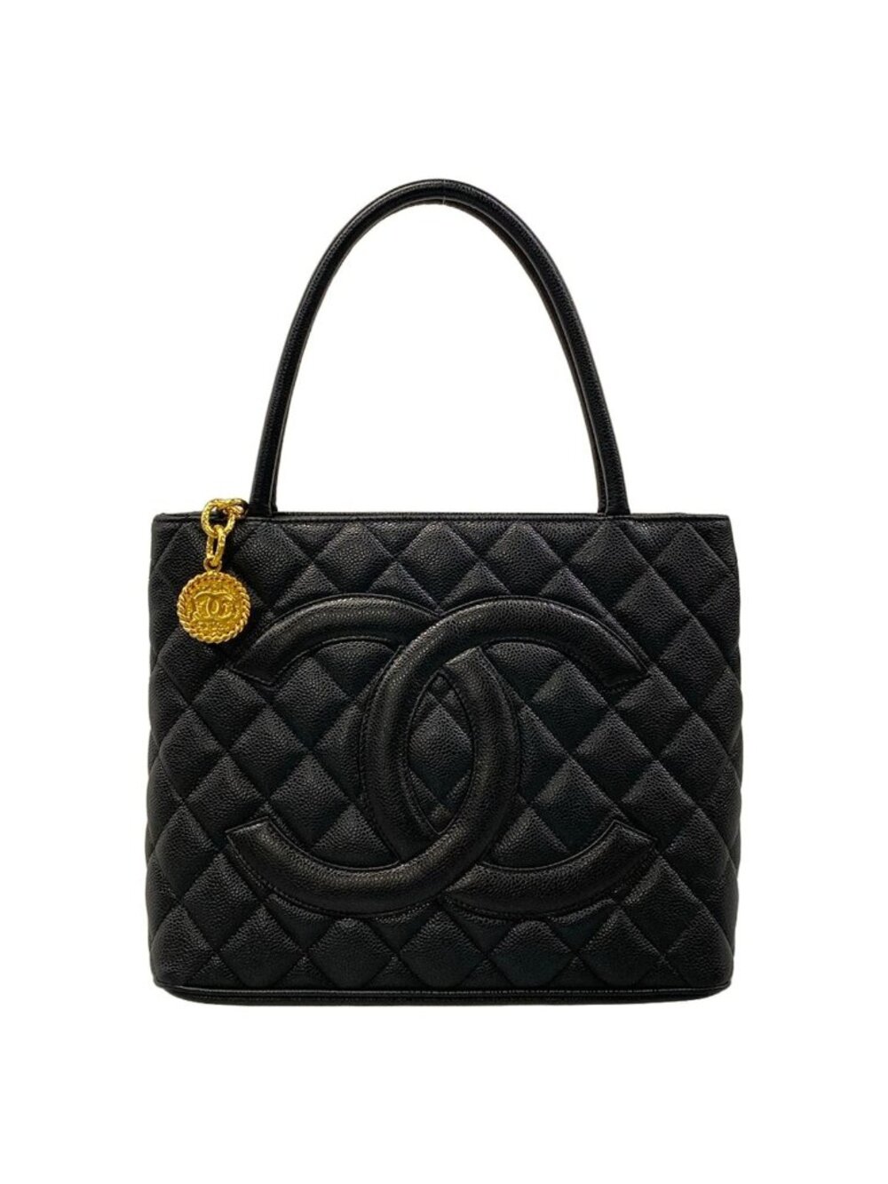 Chanel Tote Reissue Black Gold